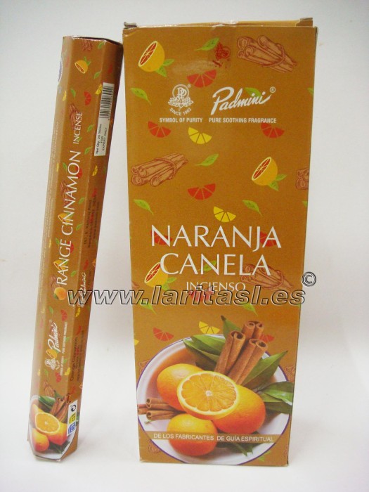 Incienso Padmini Orange Cinnamon 20g (6x20gr)